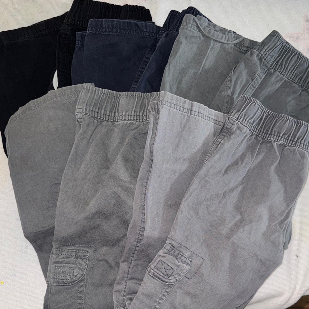 The Children's Place Kids Casual Pants - Black, Navy, Gray
